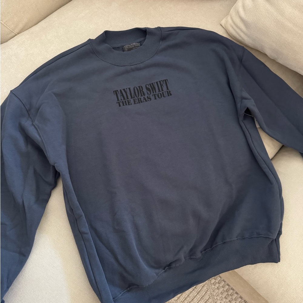 Taylor Swift The Eras Tour Dark Blue Crewneck Sweater